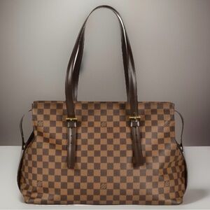 Louis Vuitton Vintage Chelsea Ebene Damier Bag - with Dust Bag
